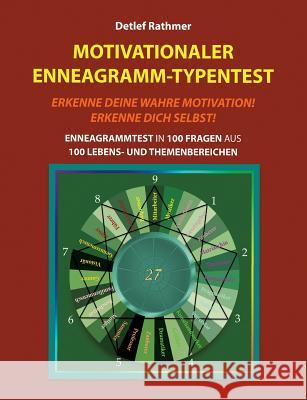 Motivationaler Enneagramm-Typentest: Enneagrammtest in 100 Fragen aus 100 Lebens- und Themenbereichen Rathmer, Detlef 9783746062914