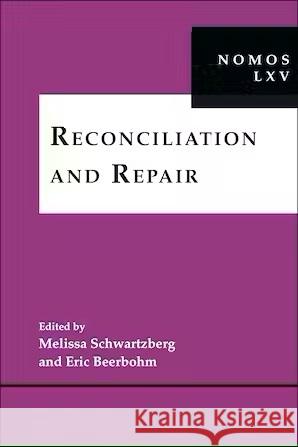 Reconciliation and Repair  9783756014767 NYU Press