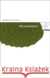 Harmonielehre La Motte, Diether de   9783761821152 Bärenreiter