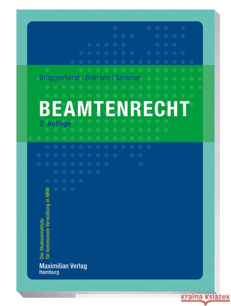 Beamtenrecht Brüggenhorst, Sven, Behrens, Thomas, Sommer, Peter 9783786914013