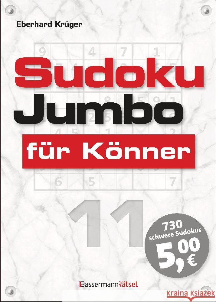 Sudokujumbo für Könner 11 Krüger, Eberhard 9783809447283