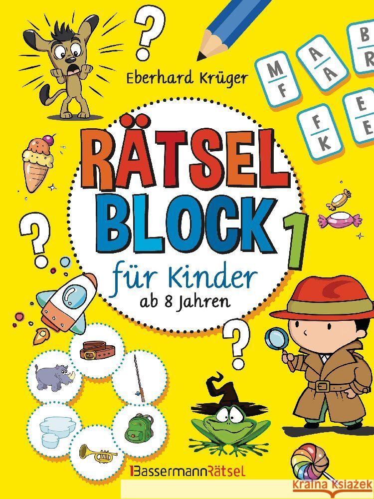 Rätselblock 1 für Kinder ab 8 Jahren Krüger, Eberhard 9783809447849