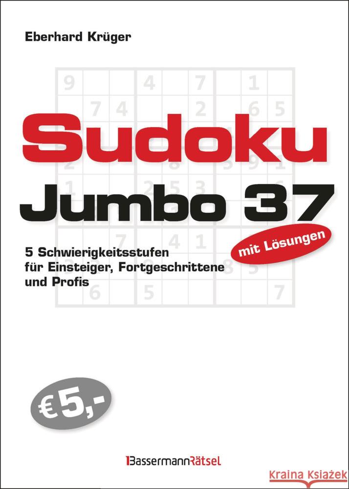 Sudokujumbo 37 Krüger, Eberhard 9783809448877