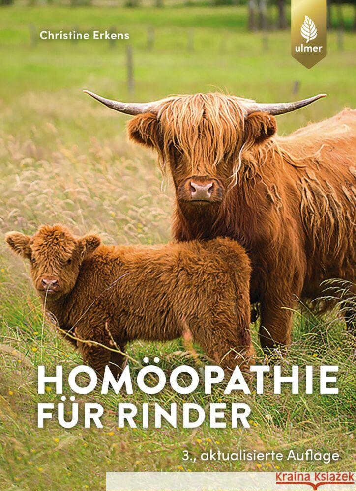 Homöopathie für Rinder Erkens, Christine 9783818612702 Verlag Eugen Ulmer