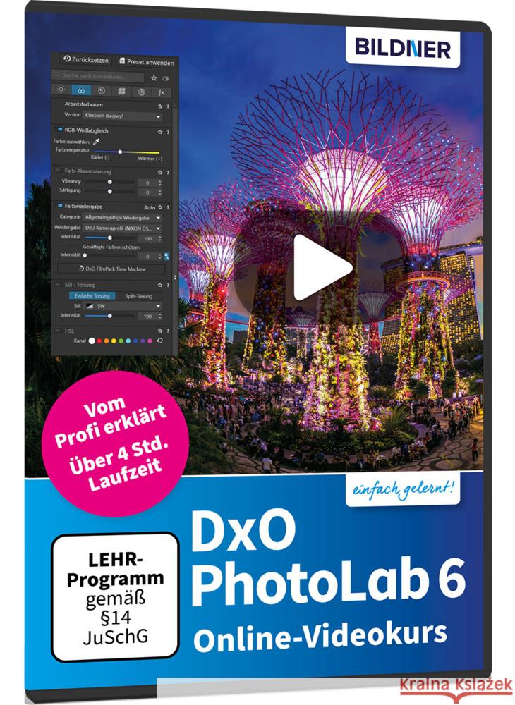 DxO PhotoLab 6 - Online-Videokurs, m. 1 Beilage Gradias, Michael 9783832805975 BILDNER Verlag