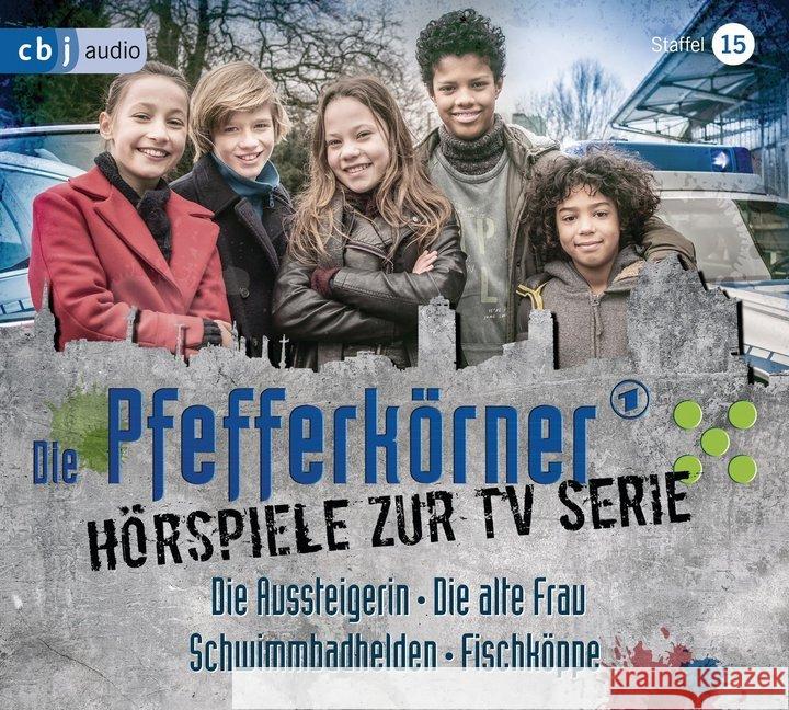 Die Pfefferkörner - Hörspiele zur TV Serie. Staffel.15, 2 Audio-CDs : Die Aussteigerin - Die alte Frau - Schwimmbadhelden - Fischköppe, Hörspiel Jabs, Anja; Nusch, Martin; Düwel, Franca 9783837146400 cbj audio