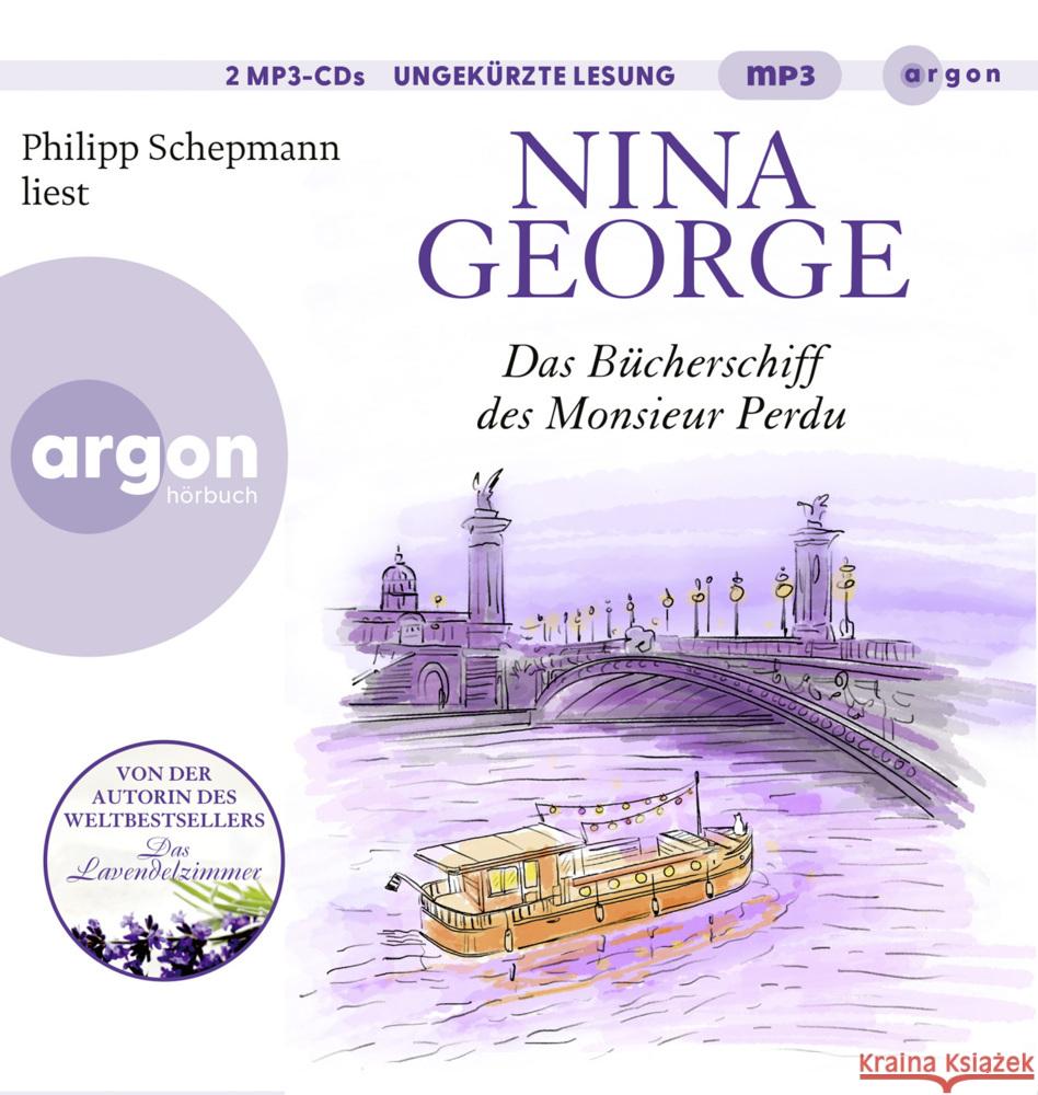 Das Bücherschiff des Monsieur Perdu, 2 Audio-CD, 2 MP3 George, Nina 9783839820551