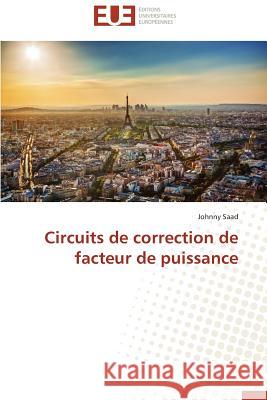 Circuits de Correction de Facteur de Puissance Saad-J 9783841799753 Editions Universitaires Europeennes