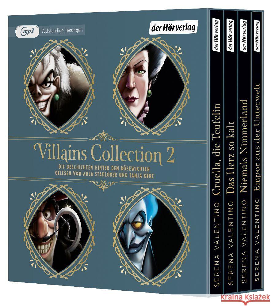 Villains Collection 2, 4 Audio-CD, 4 MP3 Valentino, Serena 9783844550146