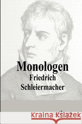 Monologen Friedrich Schleiermacher 9783845743851