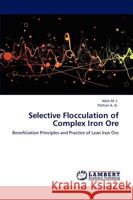 Selective Flocculation of Complex Iron Ore Abro M Pathan A 9783848485093 LAP Lambert Academic Publishing