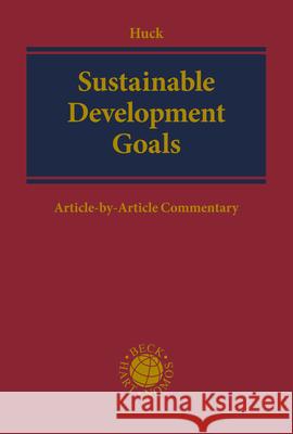 Sustainable Development Goals Huck, Winfried 9783848760770