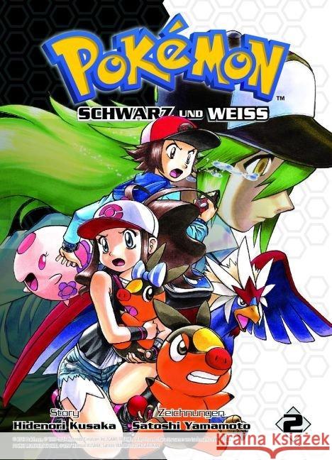 Pokémon Schwarz und Weiß. Bd.2 : Der Manga Kusaka, Hidenori; Yamamoto, Satoshi 9783862017331 Panini Manga und Comic