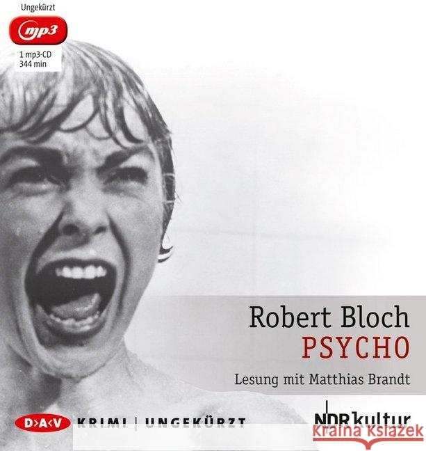 Psycho, 1 MP3-CD : Ungekürzte Lesung Bloch, Robert 9783862314843
