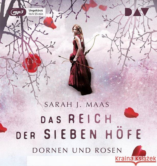 Das Reich der Sieben Höfe - Teil 1: Dornen und Rosen, 2 Teile, MP3-CD : Ungekürzte Lesung (2 mp3-CDs), Lesung. MP3 Format Maas, Sarah J. 9783862319862 Der Audio Verlag, DAV