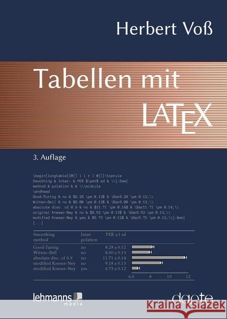 Tabellen mit LaTeX Voß, Herbert 9783865419361