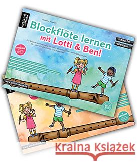 Blockflöte lernen mit Lotti & Ben - Band 1 + 2 im Set! Hossain, Susanne 9783866422087