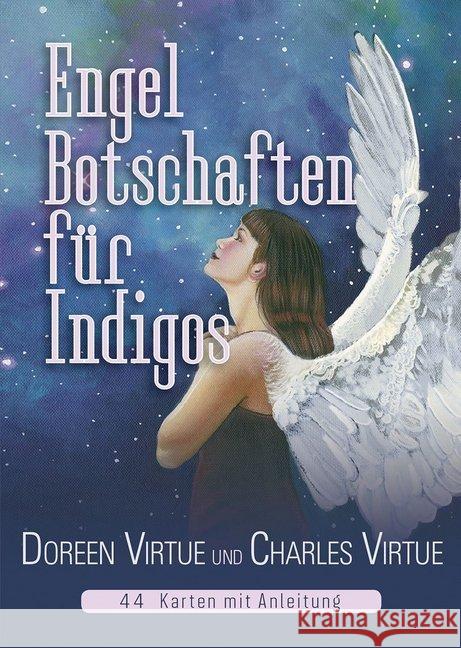 Engel-Botschaften für Indigos, Orakelkarten m. Begleitbuch Virtue, Doreen; Virtue, Charles 9783867282345