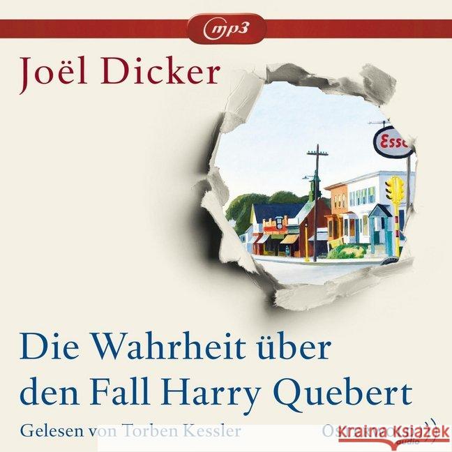 Die Wahrheit über den Fall Harry Quebert, 3 MP3-CDs : Ungekürzte Ausgabe Dicker, Joël 9783869522401