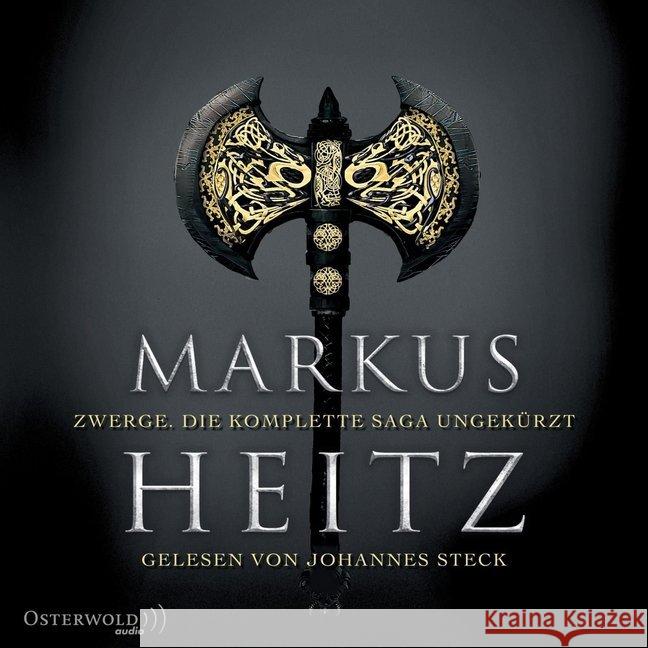 Zwerge. Die komplette Saga ungekürzt, 19 MP3-CDs : Lesung. Ungekürzte Ausgabe Heitz, Markus 9783869524405