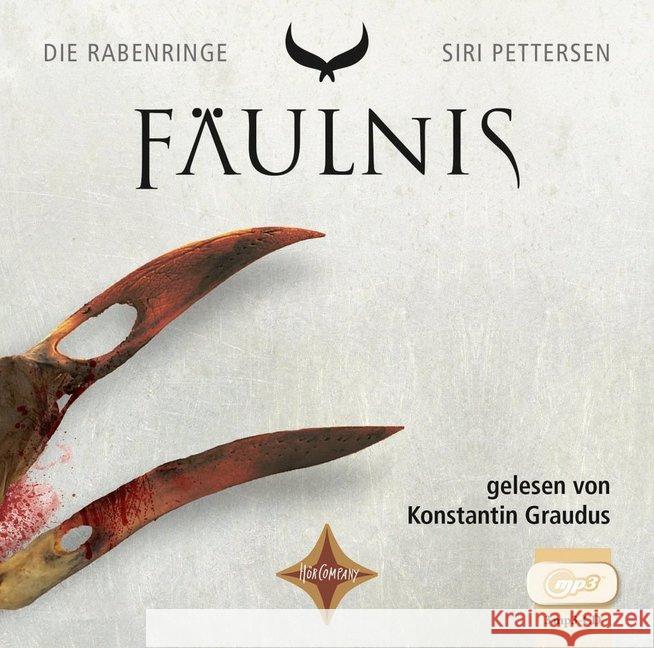 Die Rabenringe - Fäulnis, 3 MP3-CDs Pettersen, Siri 9783945709948