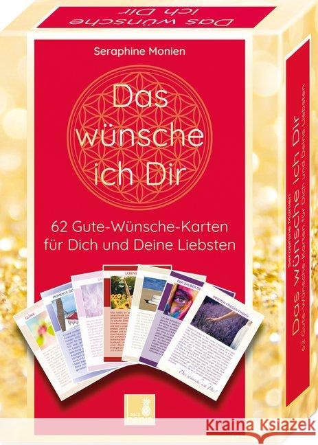 62 Gute Wünsche Karten | Das wünsche ich Dir | Achtsamkeitskarten | Orakelkarten | Impulskarten | Geschenkidee Monien, Seraphine 9783946265474