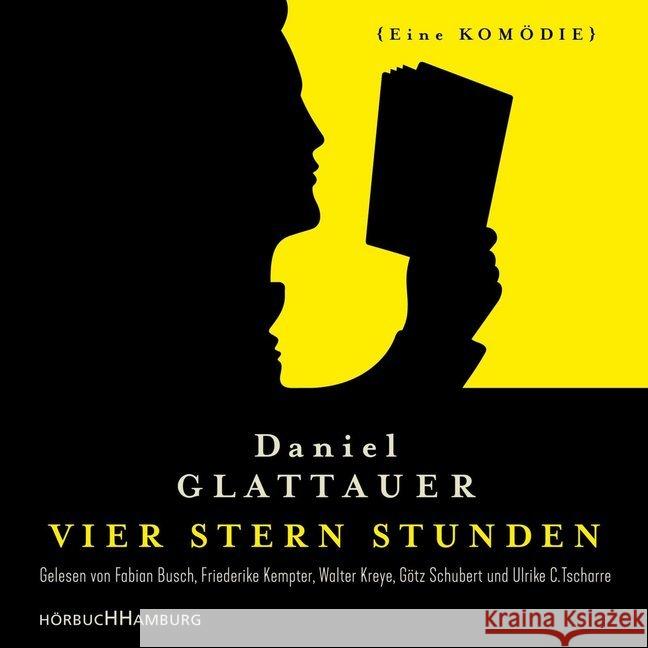 Vier Stern Stunden, 2 Audio-CDs : 2 CDs, Lesung. CD Standard Audio Format. Ungekürzte Ausgabe Glattauer, Daniel 9783957131409