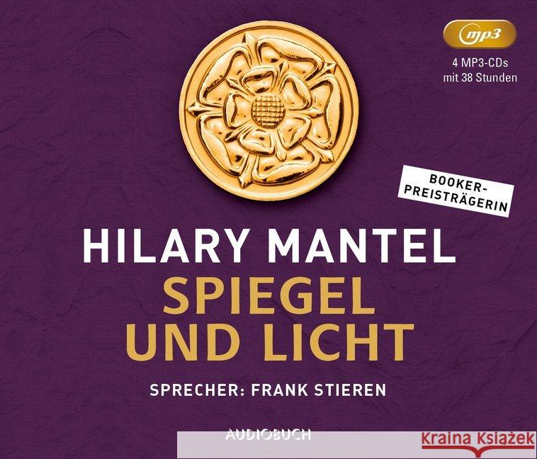 Spiegel und Licht, 4 Audio-CD, MP3 : Gekürzte Ausgabe, Lesung Mantel, Hilary 9783958625525 Audiobuch