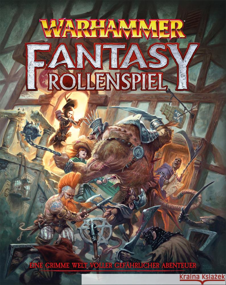Warhammer Fantasy-Rollenspiel Regelwerk : Eine grimme Welt voller gefährlicher Abenteuer Allen, Dave; Astleford, Gary; Davis, Graeme 9783963311987
