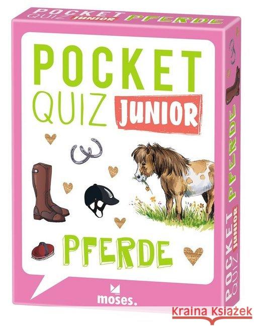 Pocket Quiz junior Pferde von Kessel, Carola 9783964551047 moses. Verlag