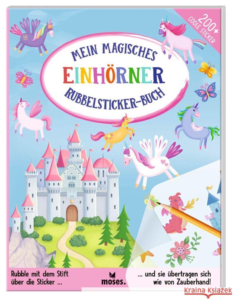 Mein magisches Rubbelsticker-Buch Einhörner Robertson, Eve 9783964552761