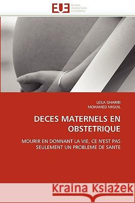 Deces Maternels En Obstetrique Sans Auteur 9786131520525