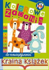 Kolorowe zadania do rozwiązywania. Zwierzęta praca zbiorowa 9788367861199