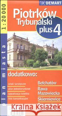 Plan miasta Piotrków Tryb./Skierniewice +4 1:20000  9788374270311 Demart