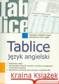 Tablice język angielski GREG Paciorek Jacek Wyrwińska Małgorzata Dagmara 9788375170115 Greg