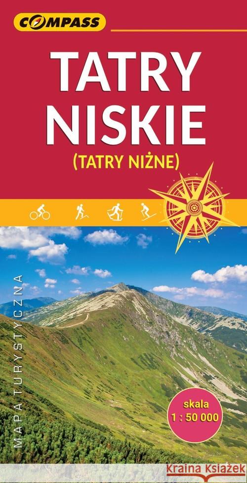 Mapa turystyczna - Tatry Niskie 1:50 000  9788376059396 Compass