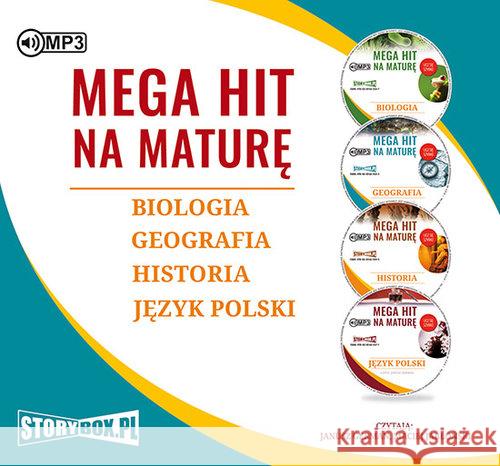 Pakiet: Mega hit na maturę CD - audiobook Praca Zbiorowa 9788381465618
