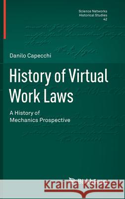 History of Virtual Work Laws: A History of Mechanics Prospective Capecchi, Danilo 9788847020559