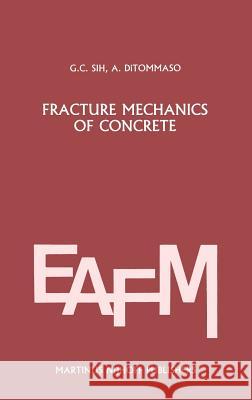 Fracture Mechanics of Concrete: Structural Application and Numerical Calculation: Structural Application and Numerical Calculation Sih, George C. 9789024729609 Springer