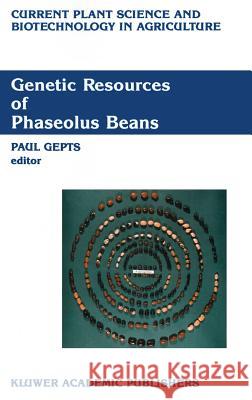 Genetic Resources of Phaseolus Beans: Their Maintenance, Domestication, Evolution and Utilization Gepts, Paul 9789024736850 Kluwer Academic Publishers