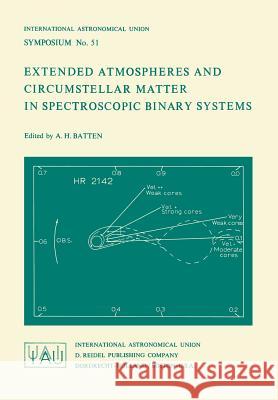 Extended Atmospheres and Circumstellar Matter in Spectroscopic Binary Systems International Astronomical Union         Alan H. Batten A. H. Batten 9789027703620