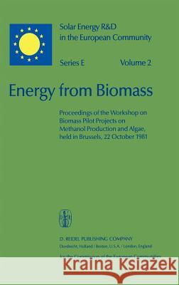 Energy from Biomass: Proceedings of the Workshop on Biomass Pilot Projects on Methanol Production and Algae, Held in Brussels, 22 October 1 Palz, Willeke 9789027713704