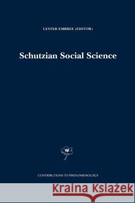 Schutzian Social Science L. Embree 9789048153343