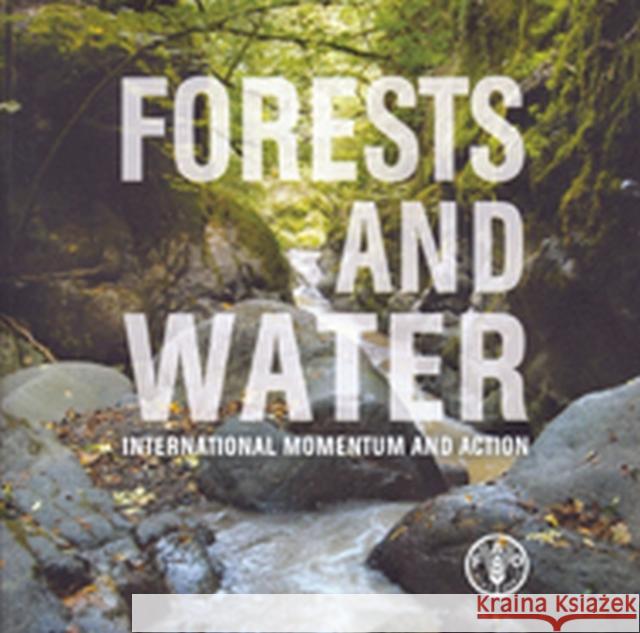 Forests and water : international momentum and action  Food & Agriculture Organization 9789251074183 0