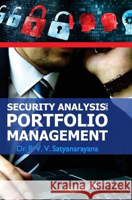 Security Analysis and Portfolio Management Pvv Satyanarayana 9789350568989