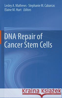 DNA Repair of Cancer Stem Cells Lesley A. Mathews Stephanie C. Cabarcas Elaine M. Hurt 9789400745896 Springer