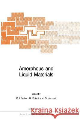 Amorphous and Liquid Materials E. Luscher G. Fritsch Gianni Jacucci 9789401080668