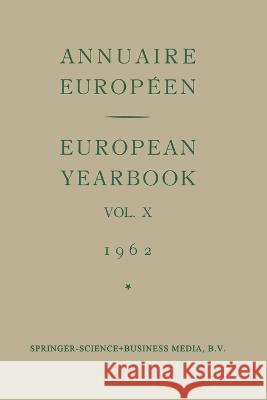 Annuaire Européen Landheer, B. 9789401537940