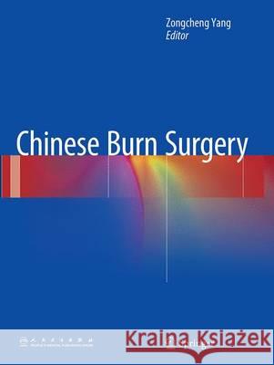 Chinese Burn Surgery Zongcheng Yang 9789402401899 Springer