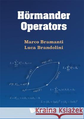 Hormander Operators Marco Bramanti Luca Brandolini 9789811261688